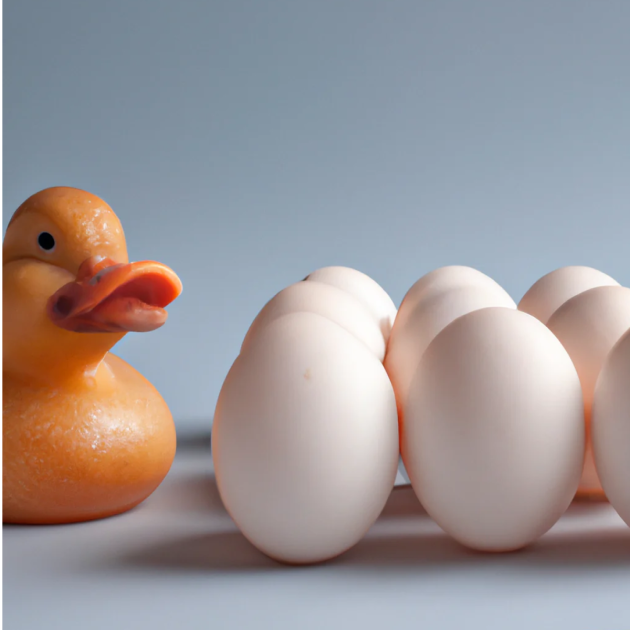 Duck eggs